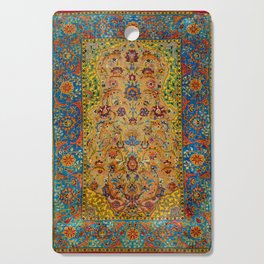 Hereke Vintage Persian Silk Rug Print Cutting Board