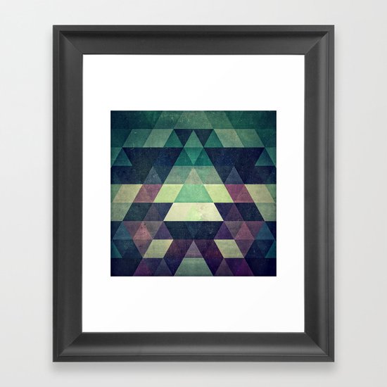 dysty_symmytry Framed Art Print