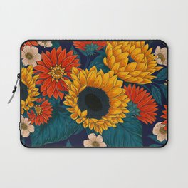 Sunflowers - Mystical Blue Laptop Sleeve