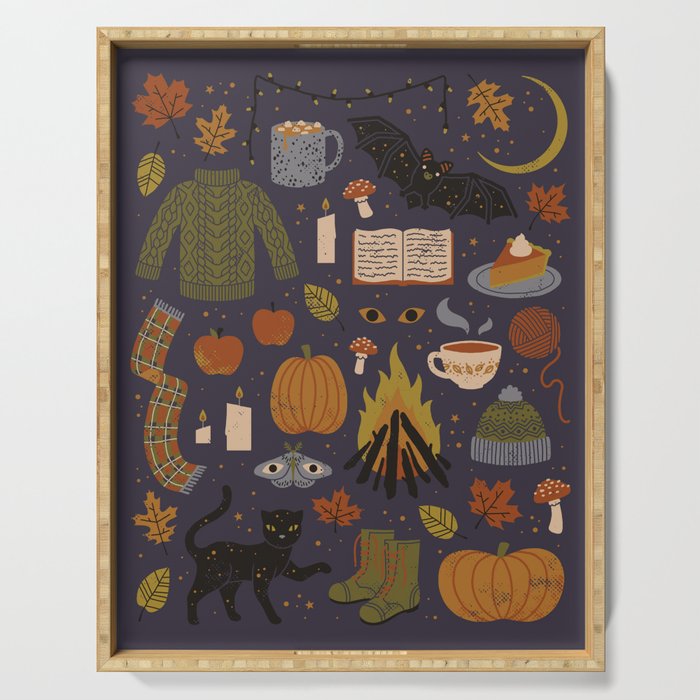 Autumn Nights Serving Tray