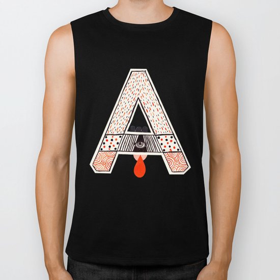 a to z - "A" Biker Tank