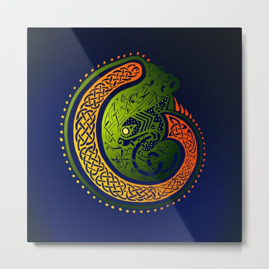 Irish Twist Metal Print