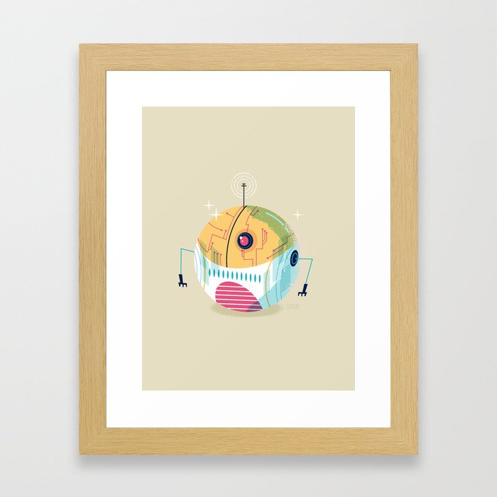 :::Mini Robot-Sfera2::: Framed Art Print