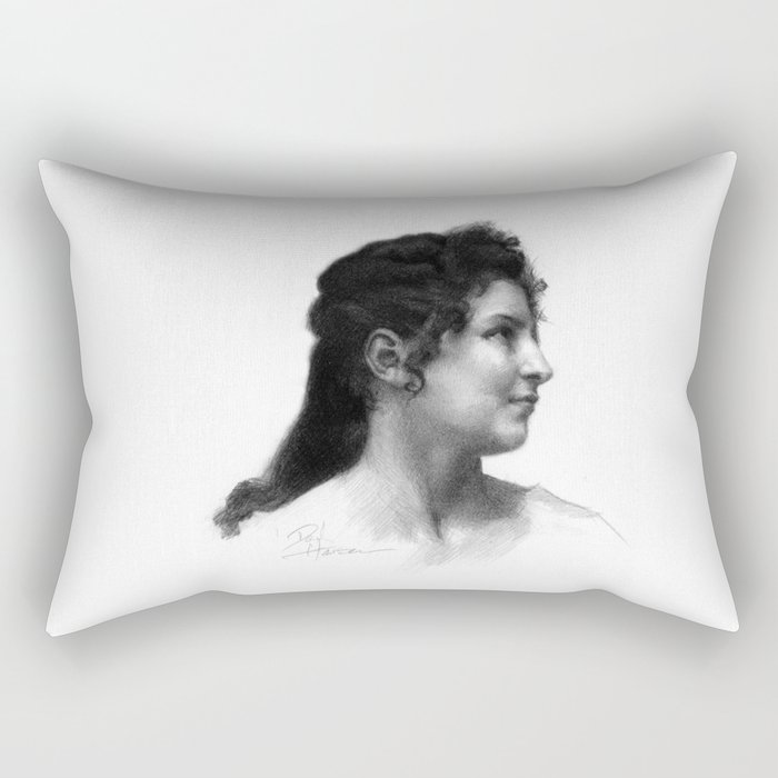 Beautiful Woman 2 Rectangular Pillow