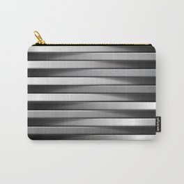 Abstract Line 3D Effect Carry-All Pouch | Kinetic, Background, Stripes, 3D, Torus, Black And White, Volume, Illusive, Pop Art, Optical 