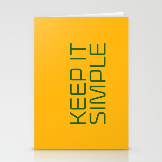 KEEP IT SIMPLE Stationery Cards