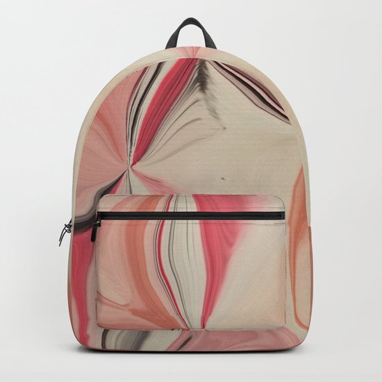 Serenity #2 #Pink #Rose #Orange #decor #art #society6 Backpack