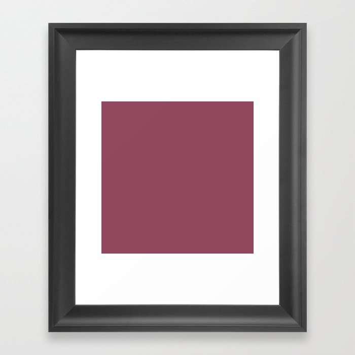 Glitterati Red Framed Art Print