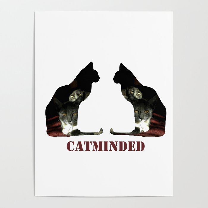 Cat minded Poster