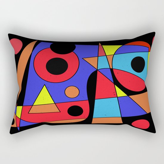 Abstract #104 Rectangular Pillow