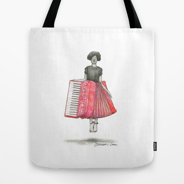Accordion tote bag sale