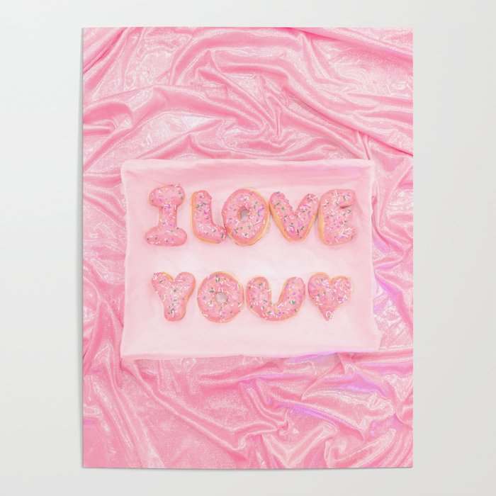 I love you donuts Poster