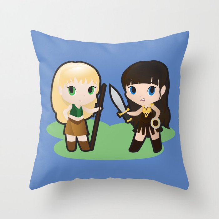 Geeky top throw pillows