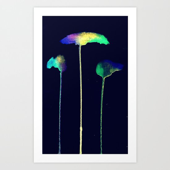 Raining Colour Art Print