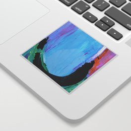 Abstract colour spectrum Sticker