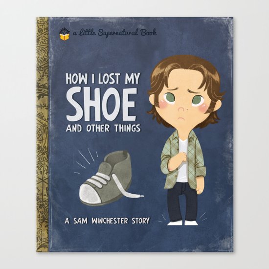 A Little Supernatural Goldenbook Canvas Print