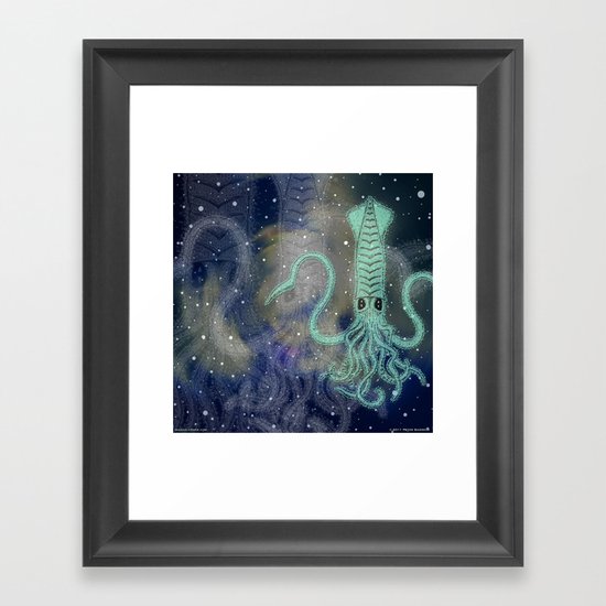 óbu exotica gallery mandala Framed Art Print