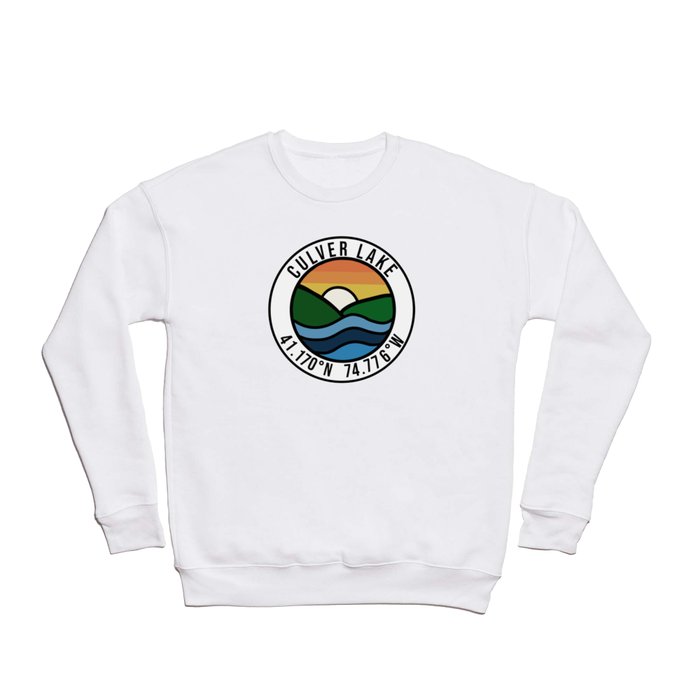 Culver Lake - Navy/Badge Crewneck Sweatshirt