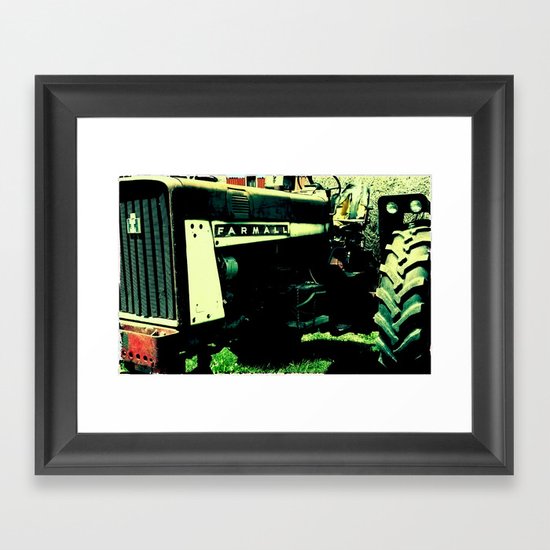 Tractor Time Framed Art Print