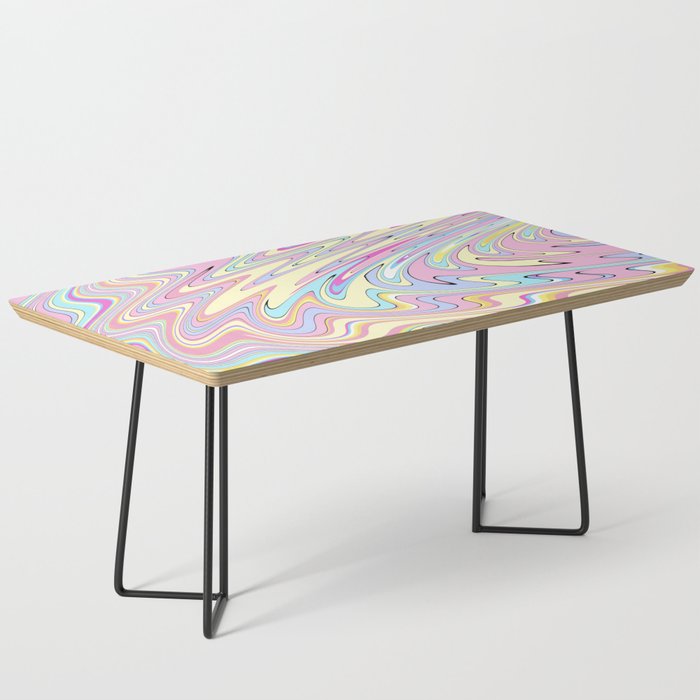 Psychedelic Texture Coffee Table