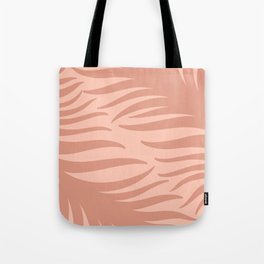 Palm Leaf Boho Chic Blush Pink Tote Bag