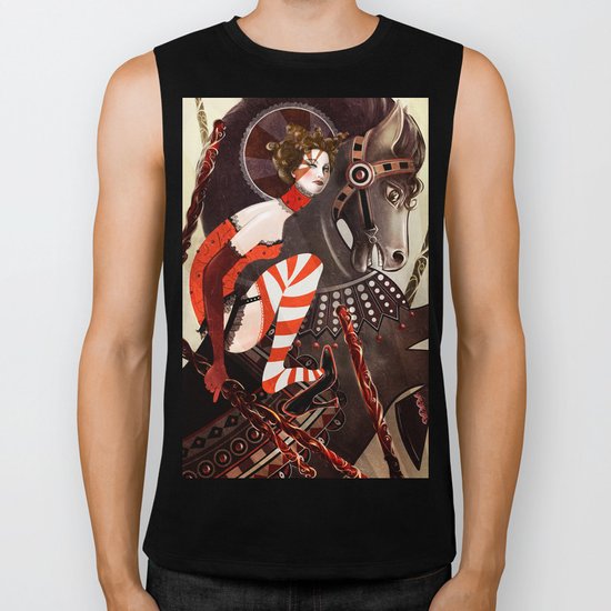 Amanda Palmer Six of Wands Biker Tank