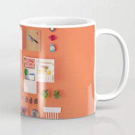 Dollhouse inventory / orange Coffee Mug