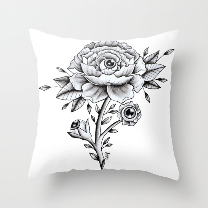 iBouquet Throw Pillow