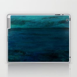 How Deep (Mixed Media Painting) Laptop & iPad Skin