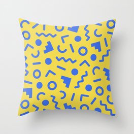Memphis Pattern 551 Throw Pillow