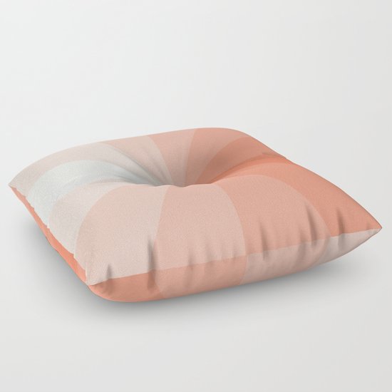 coral Floor Pillow