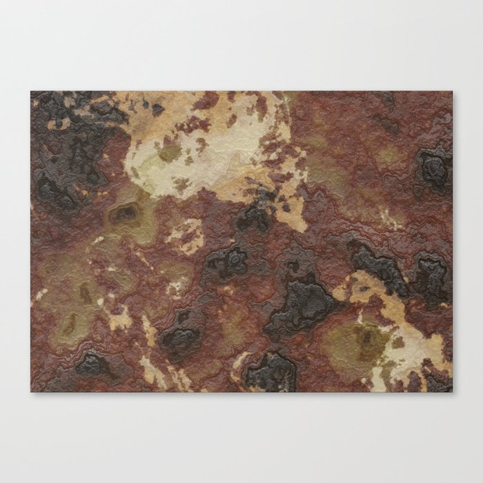Old rusty brown Canvas Print
