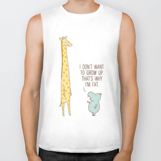 I don't want to grow up Biker Tank
