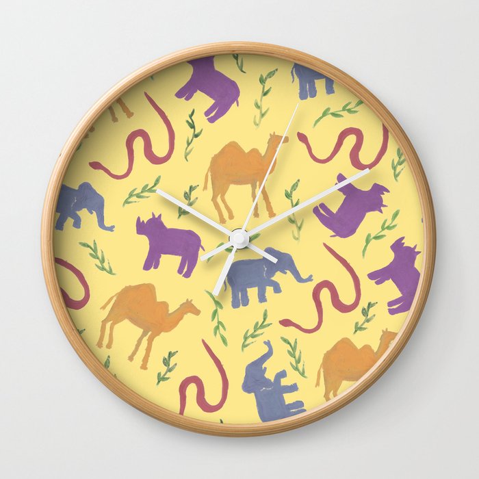Animal colorfulness Wall Clock