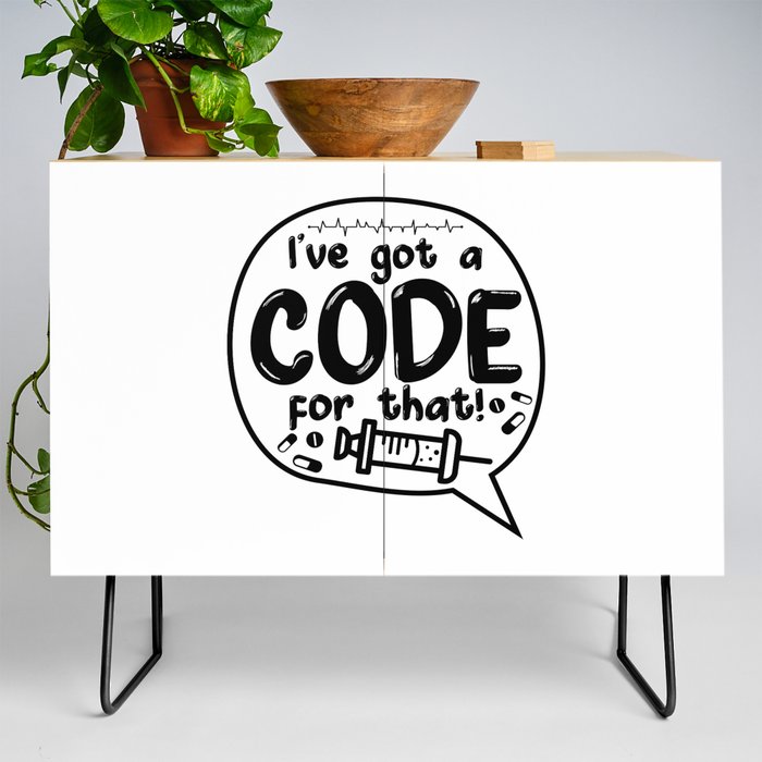 Medical Code ICD Coding I've Got A Code For That Credenza