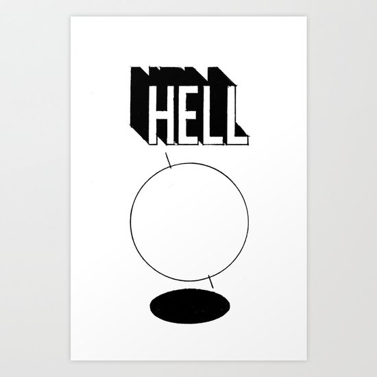H. Art Print