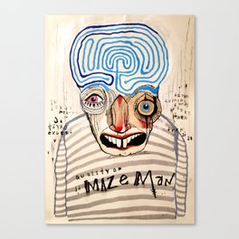 Maze Man Canvas Print