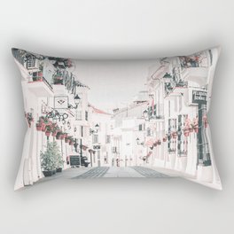 Village Street Spain Rectangular Pillow