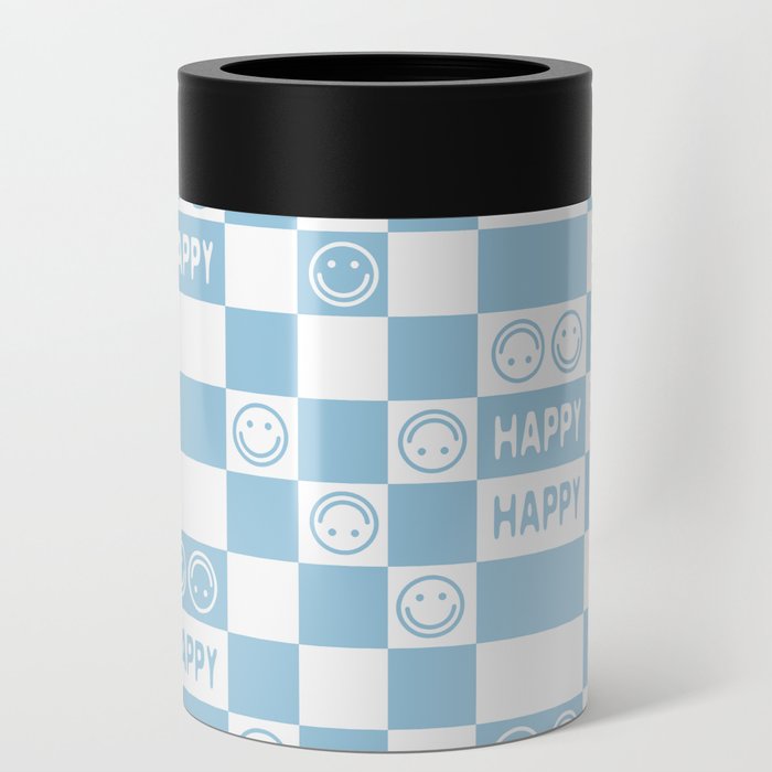 HAPPY Checkerboard 2.0 (Morning Sky Light Blue Color) Can Cooler