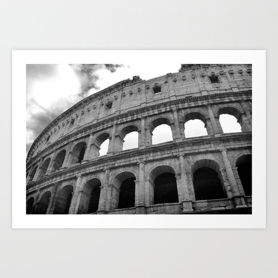 The Colosseum, Rome, Italy. Art Print