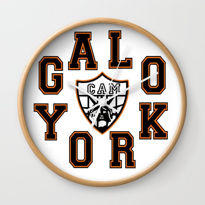 Galo York Wall Clock By Galoyork Society6
