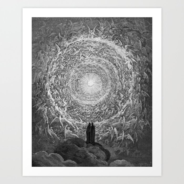 The Divine Comedy, Paradise, Canto 31 by Gustave Dore Art Print