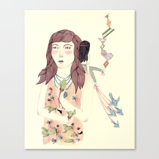 Pricked Canvas Print
