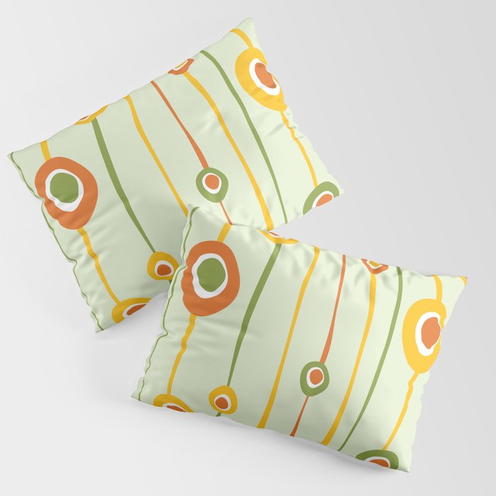 Abstract colored pattern design Pillow Sham