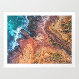 Red Bluff National Park - Kalbarri - Western Australia Art Print