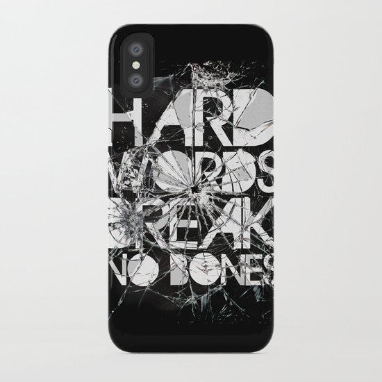 HARD WORDS iPhone Case