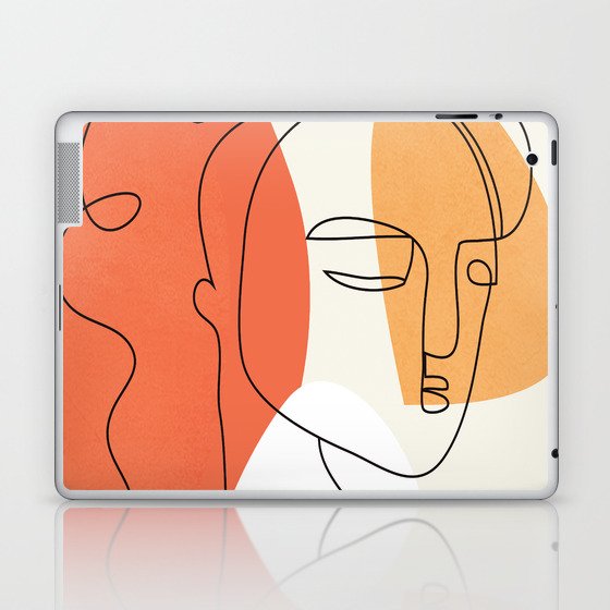 Abstract Face 24 Laptop & iPad Skin