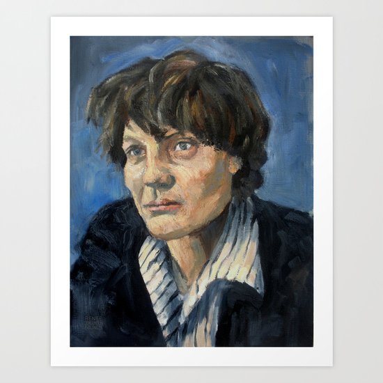 Iris Murdoch Art Print