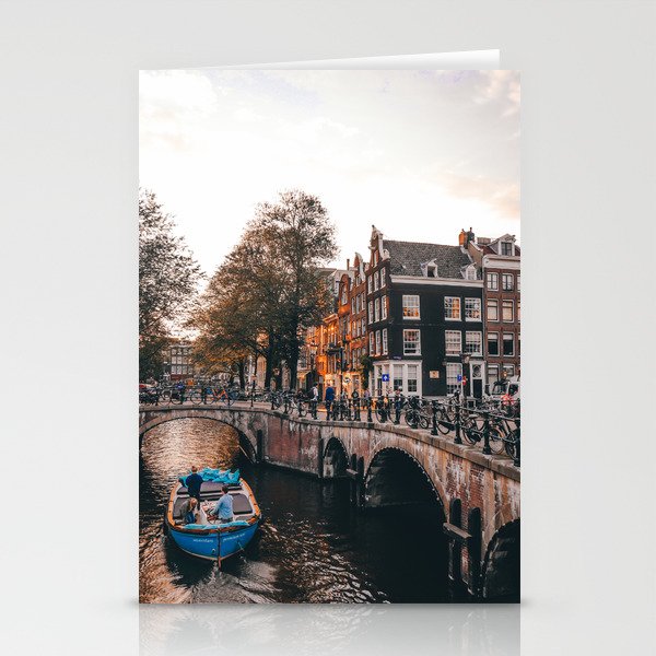 Sunset in Amsterdam Stationery Cards