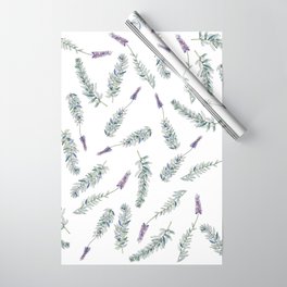 Lavender, Illustration Wrapping Paper